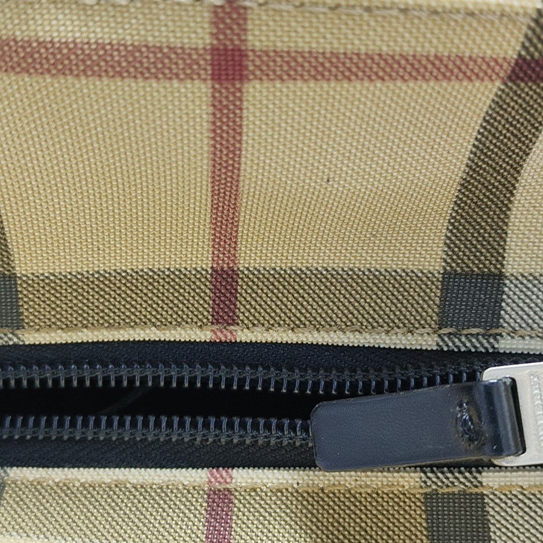 Coated Canvas Top Handle Bag Multicolor