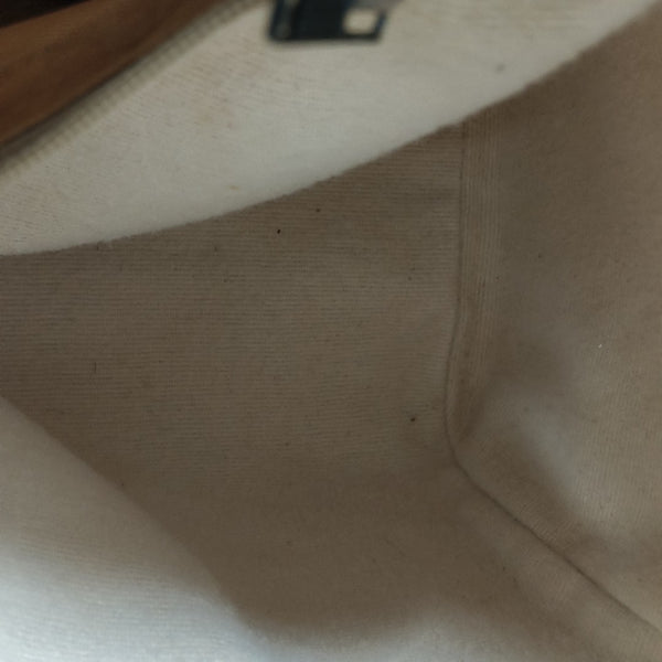 Monogram Coated Canvas Top Handle Bag Beige