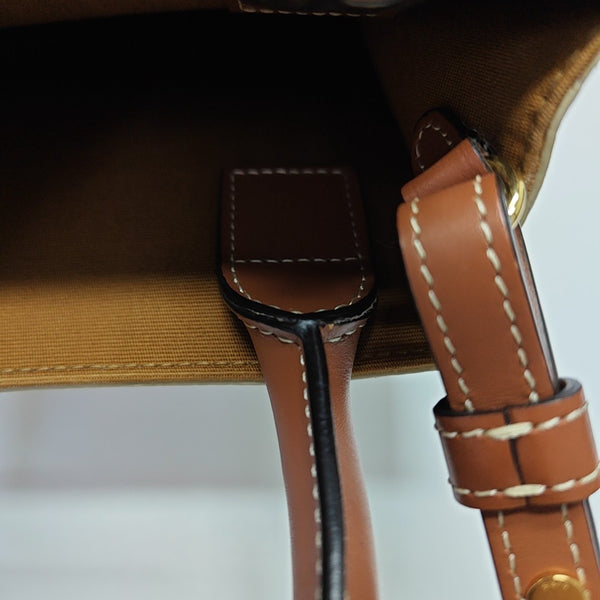 CABAS CELINE Mini Coated Canvas White