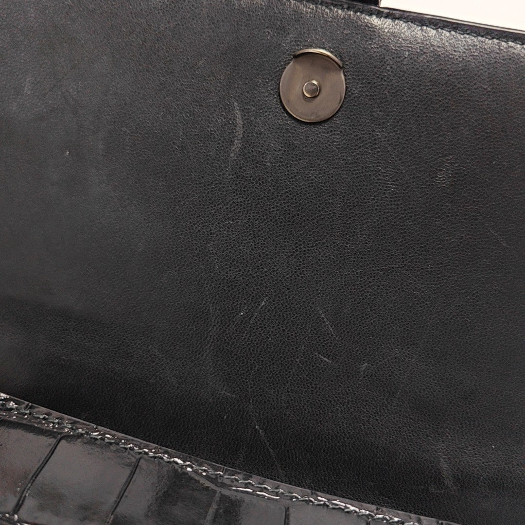 Hourglass S Calfskin Black