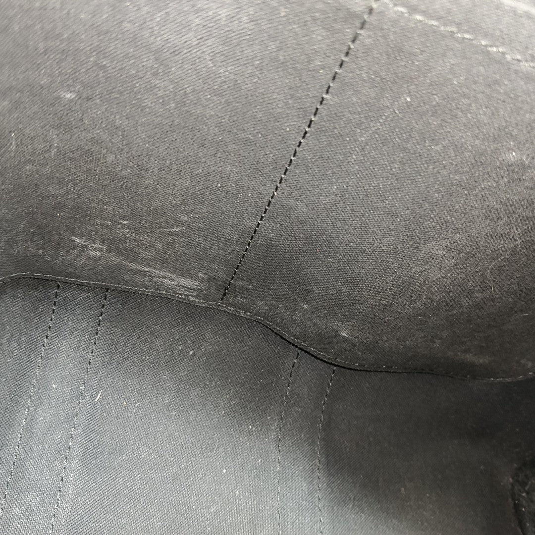 KEEPALL 35 Monogram Coated Canvas Black