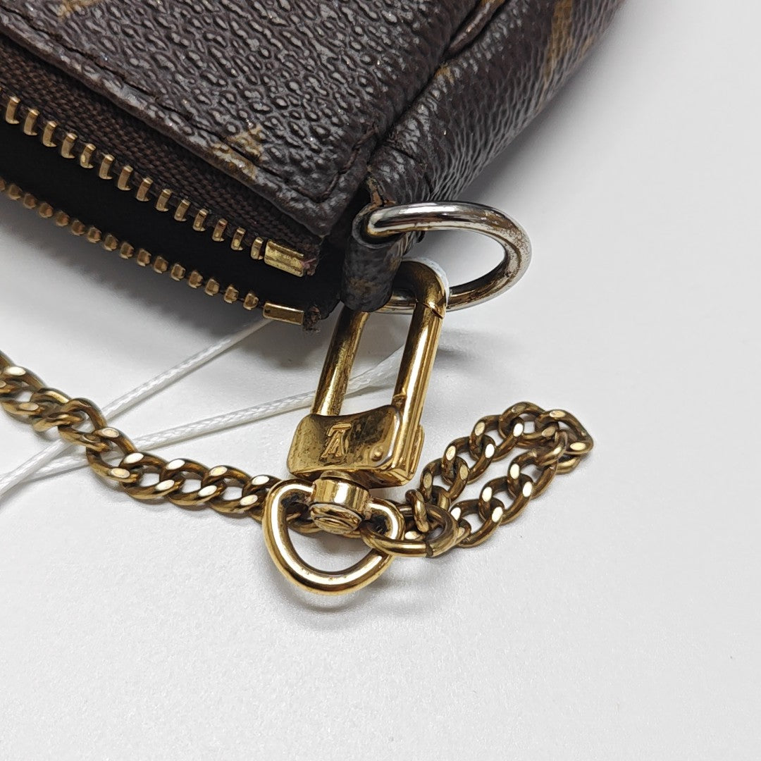 ACCESSOIRES Mini Monogram Coated Canvas Brown