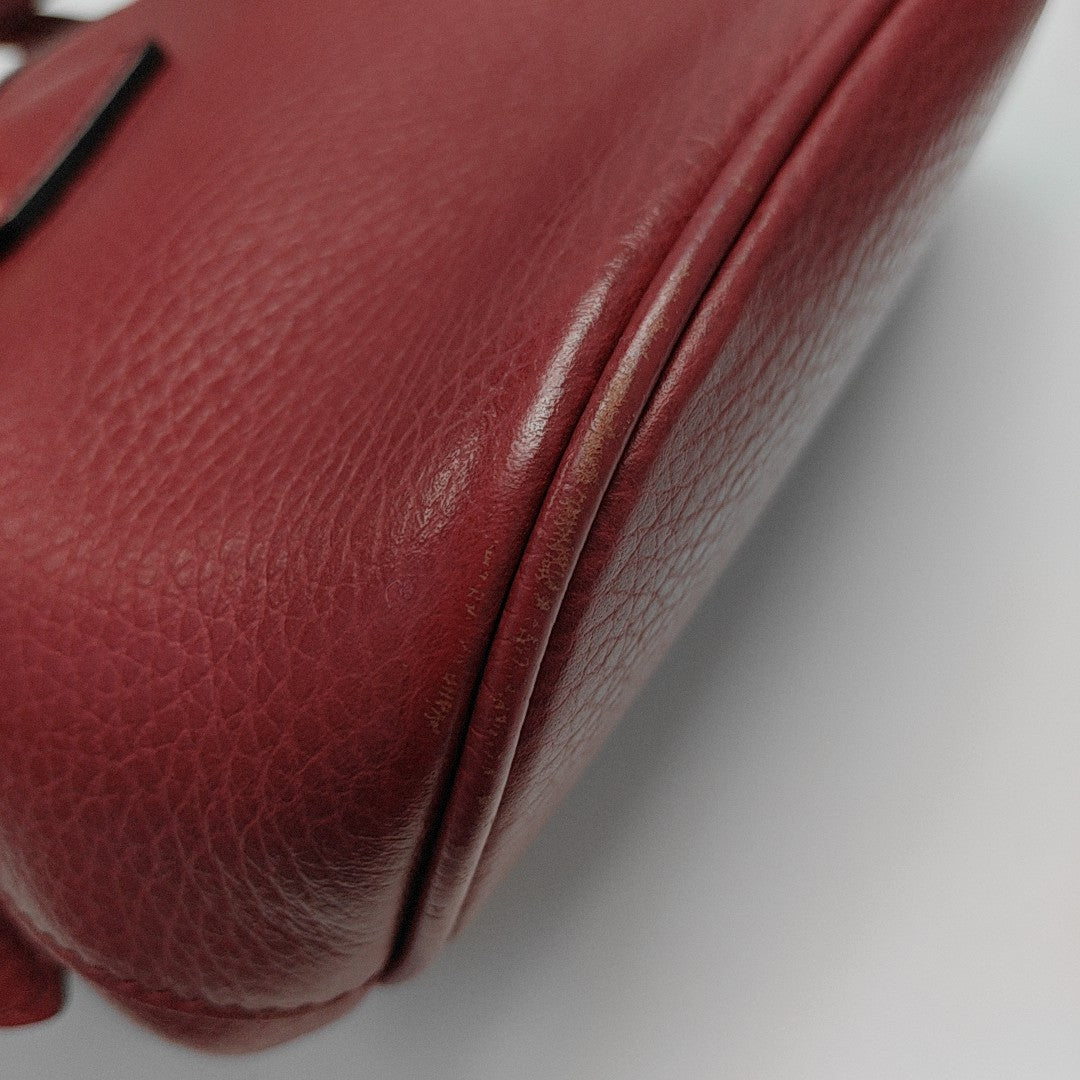 Dome Calfskin Red
