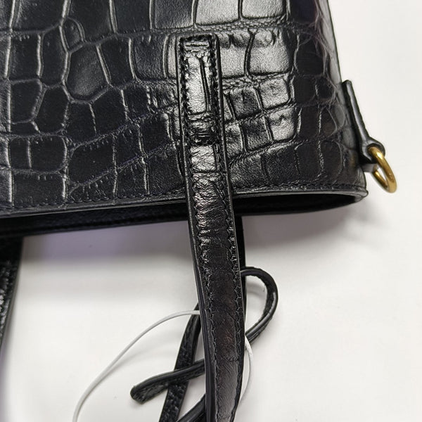 Calfskin Shoulder Bag Black