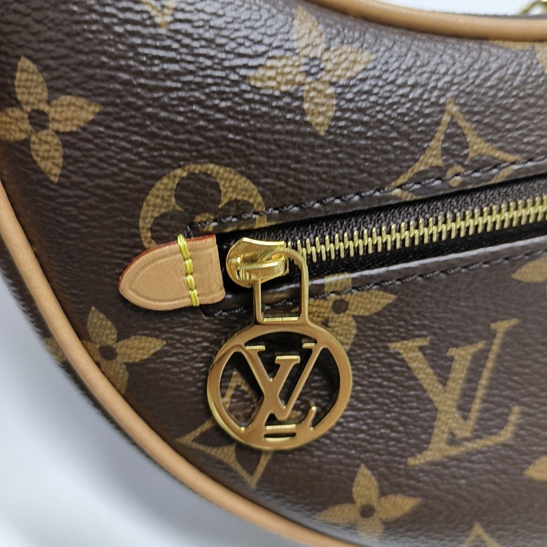 LOOP Monogram Coated Canvas Brown