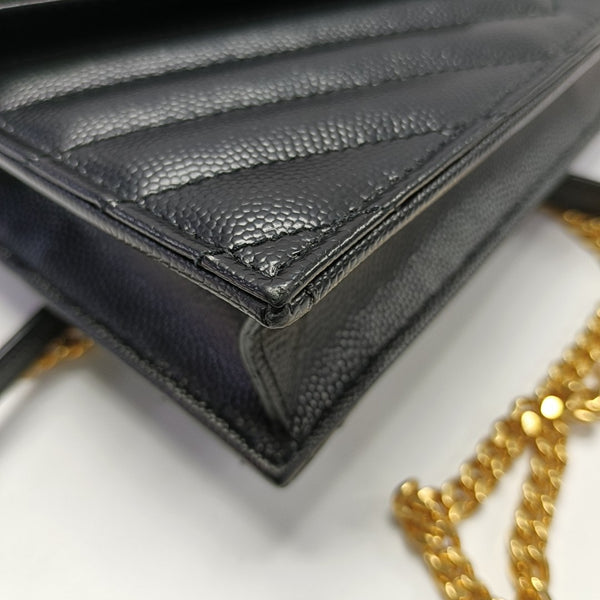 MONOGRAM WOC Chevron Calfskin Green