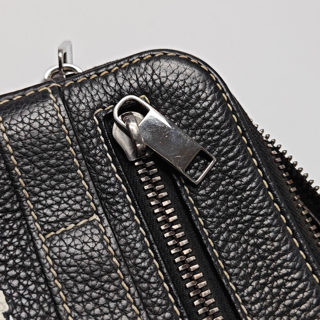 Dior And Daniel Arsham Calfskin Black