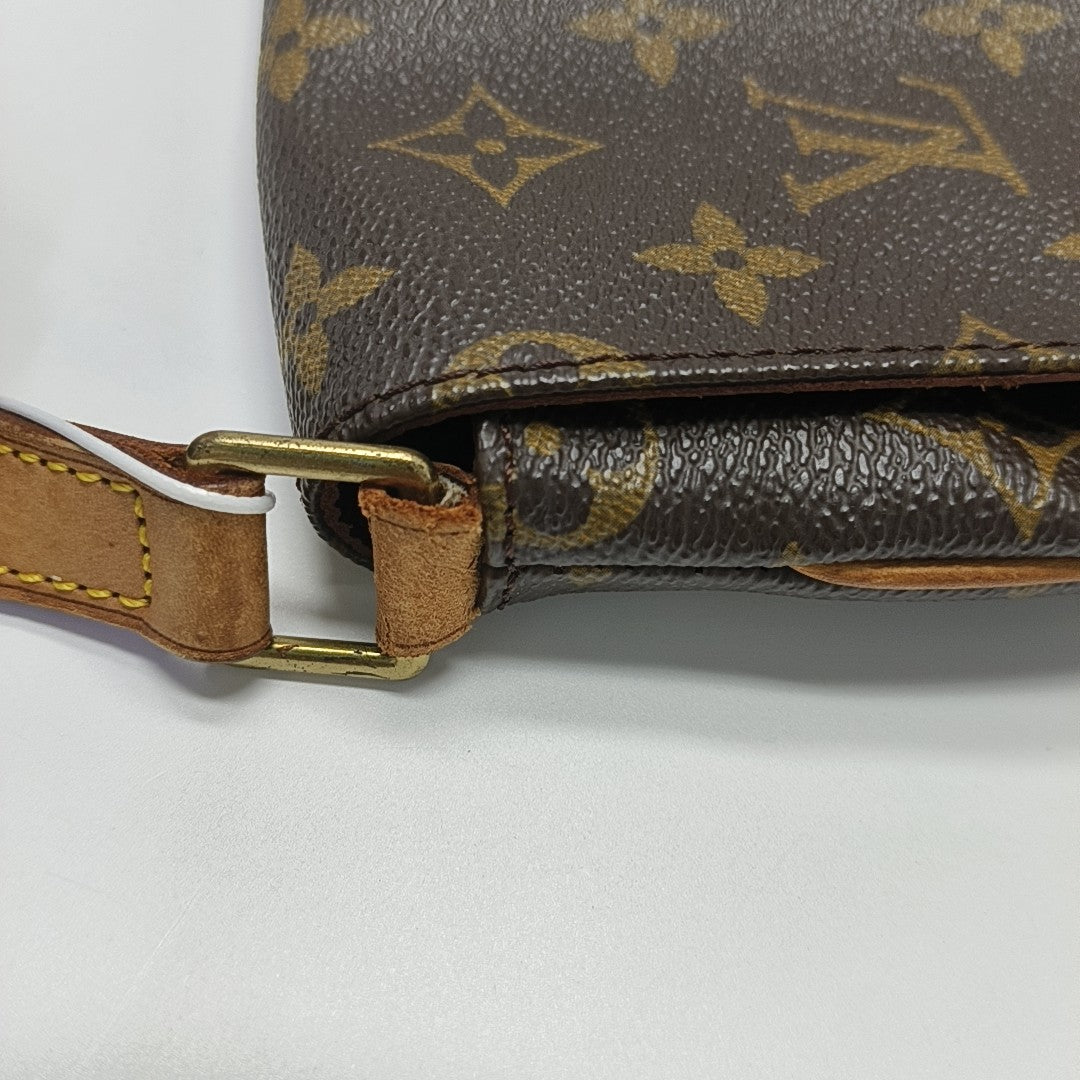 MUSETTE TANGO Monogram Coated Canvas Brown