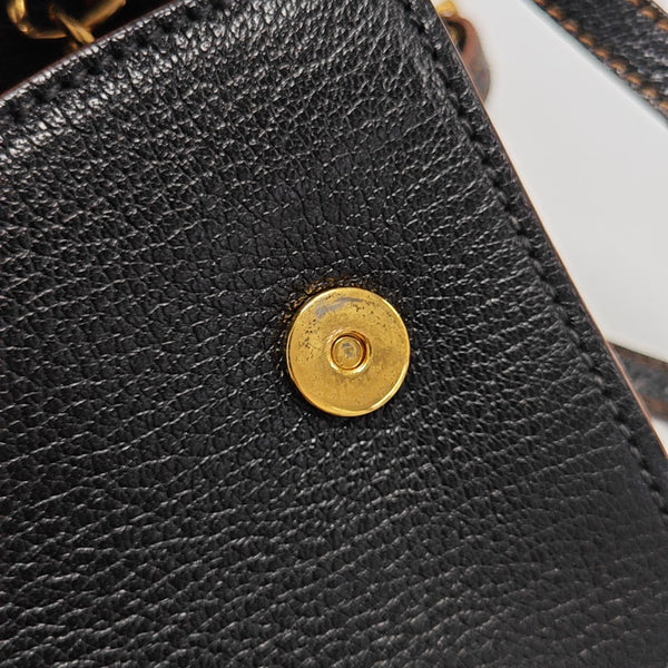 My Miu Calfskin Black