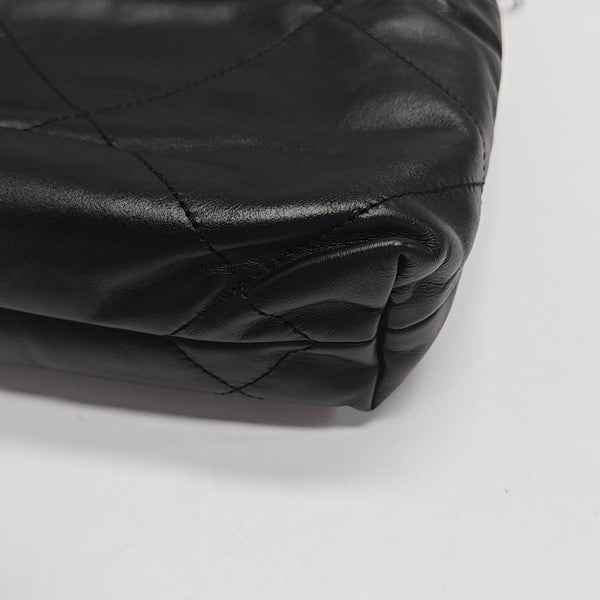 CHANEL 22 Mini Quilted Calfskin Black