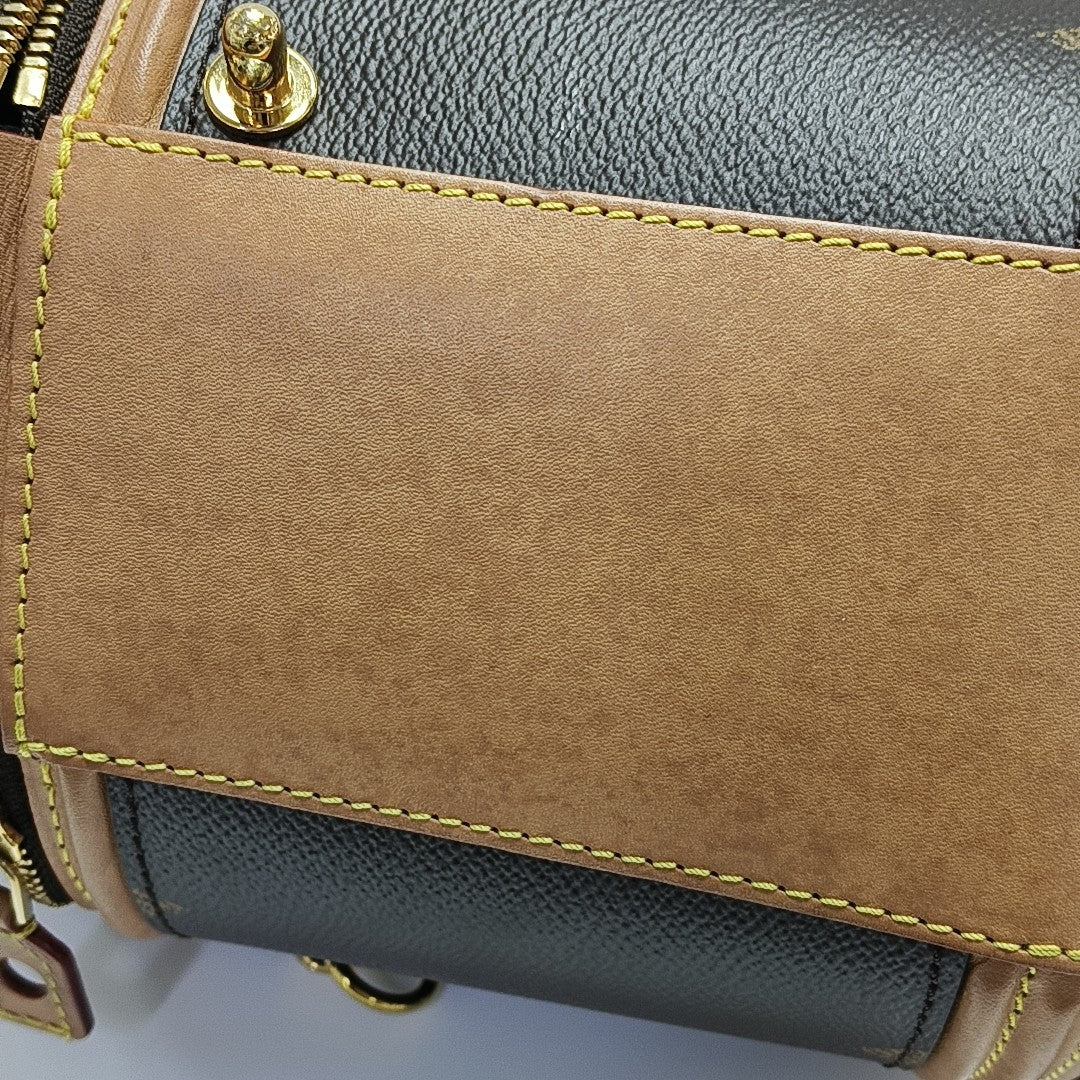 CANNES Monogram Coated Canvas Brown