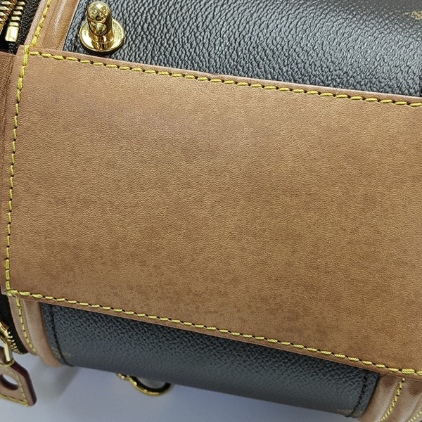 CANNES Monogram Coated Canvas Brown