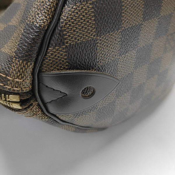 SPEEDY 30 Damier Ebene Coated Canvas Brown
