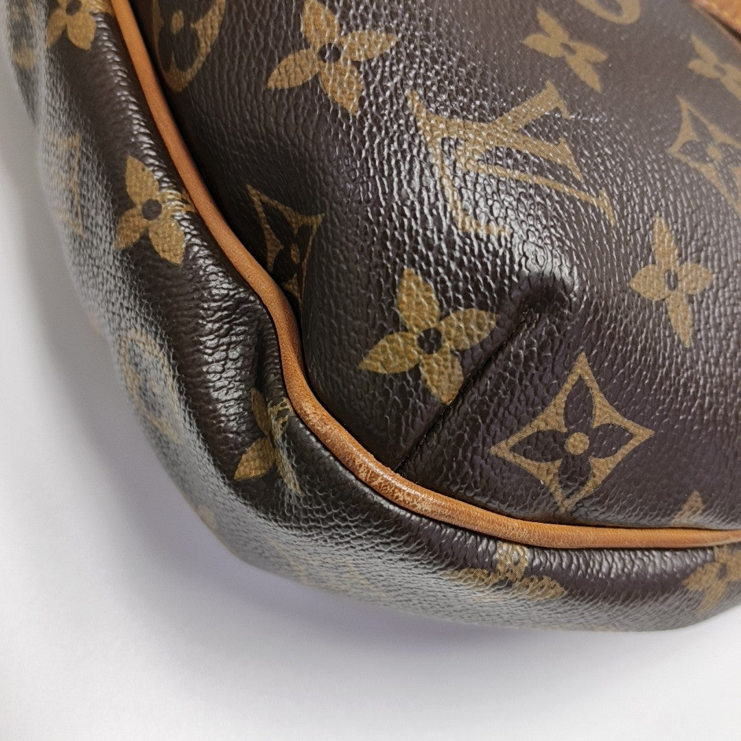 ODEON Monogram Coated Canvas Brown