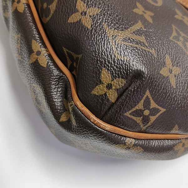 ODEON Monogram Coated Canvas Brown