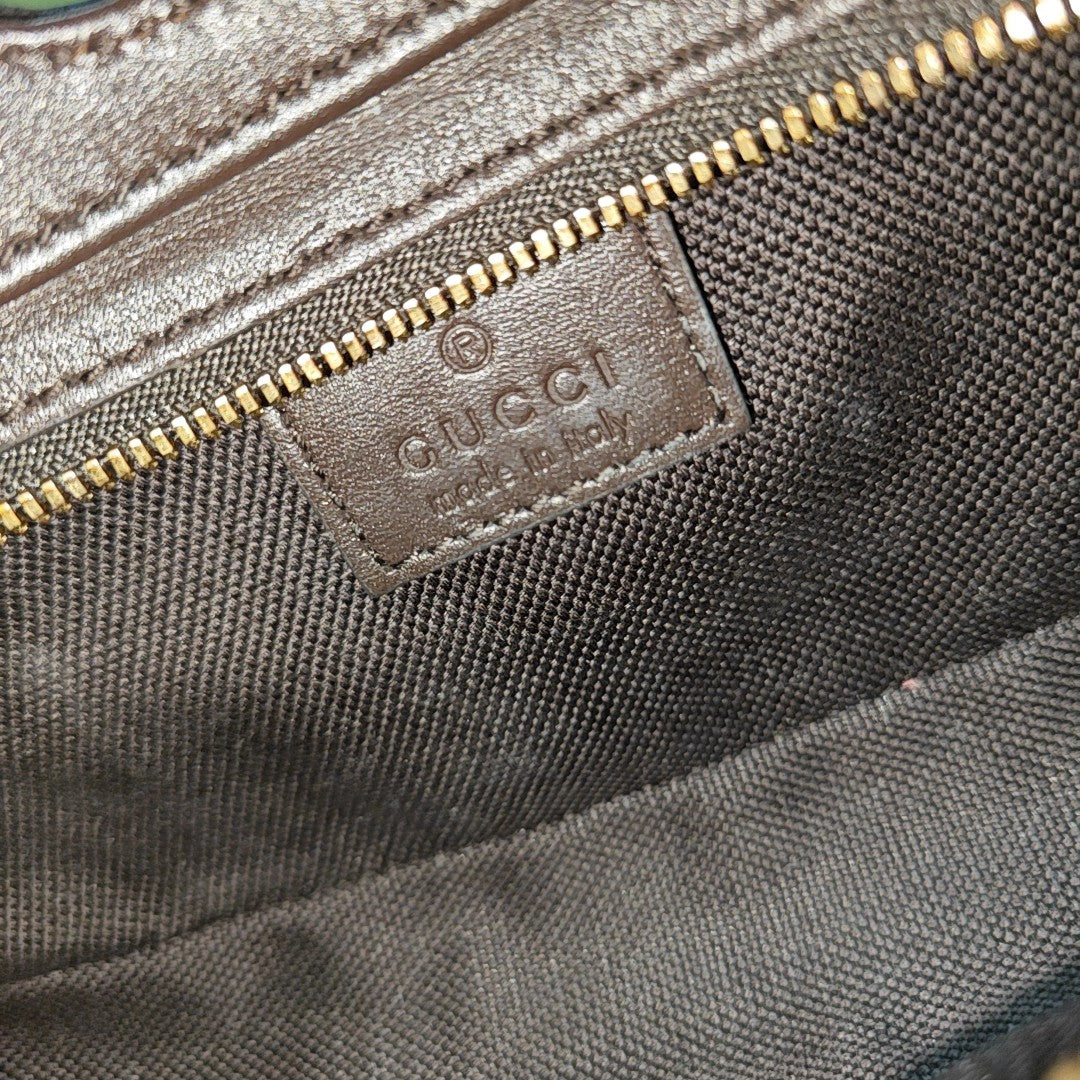 Moon Side Mini Monogram Coated Canvas Black