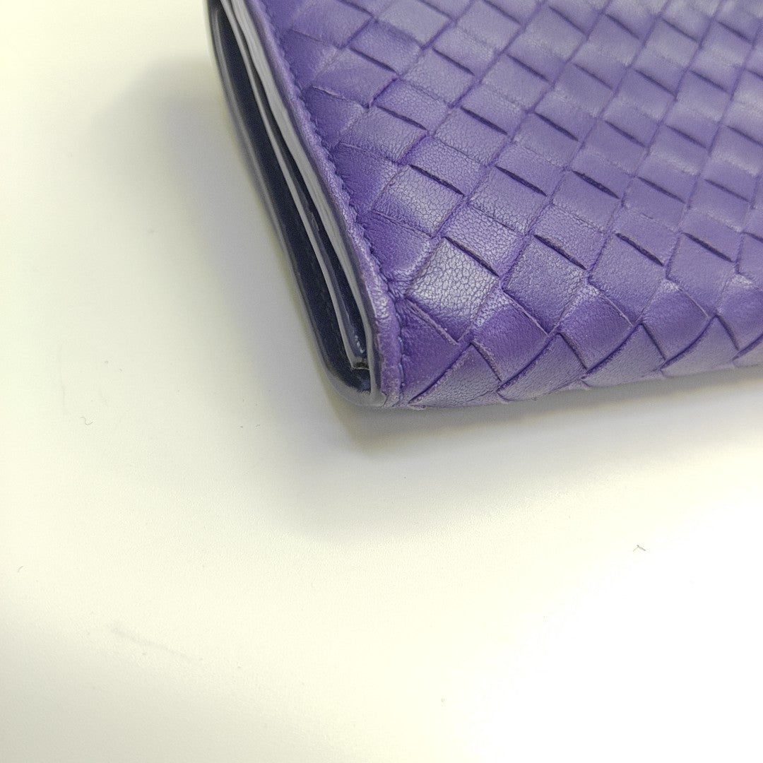 Lambskin Clutch Purple