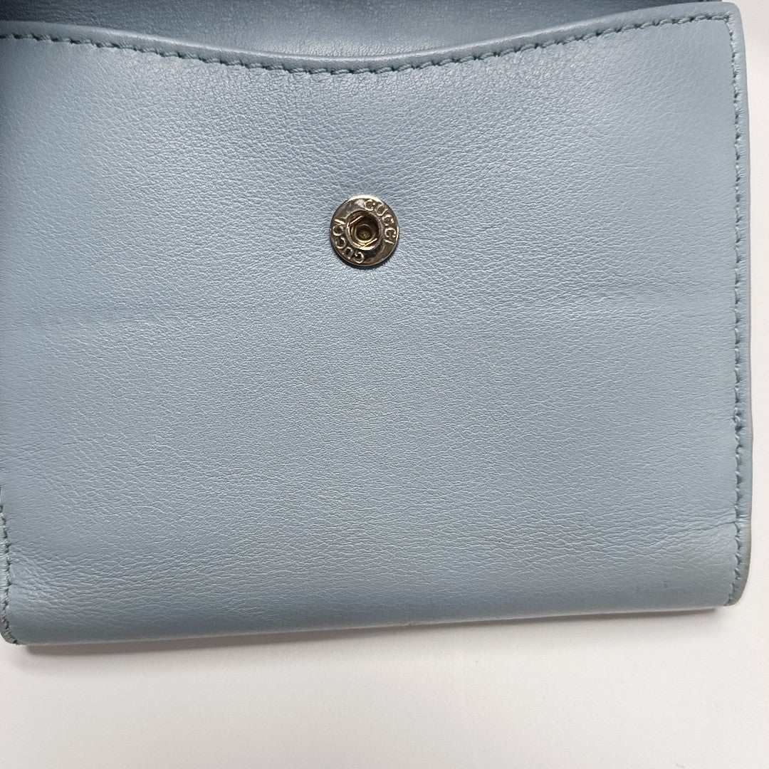 Calfskin Wallet Blue