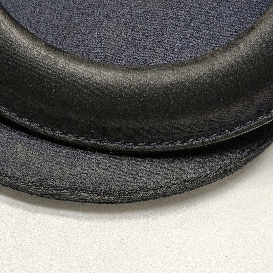 Lady Dior Mini Silk Satin Blue