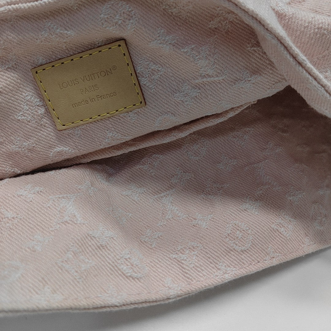 VENICE Monogram Denim Pink