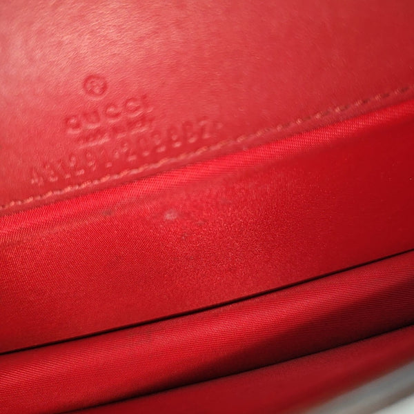 GG Supreme Mini Monogram Coated Canvas Beige