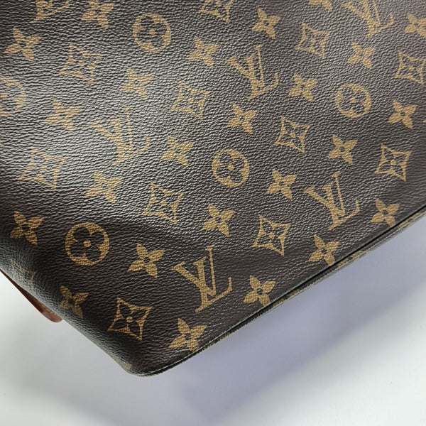 ALL IN GM Monogram Coated Canvas Brown