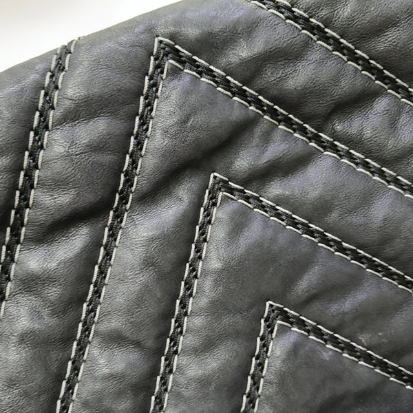 Quilted Calfskin Shoulder Bag Black