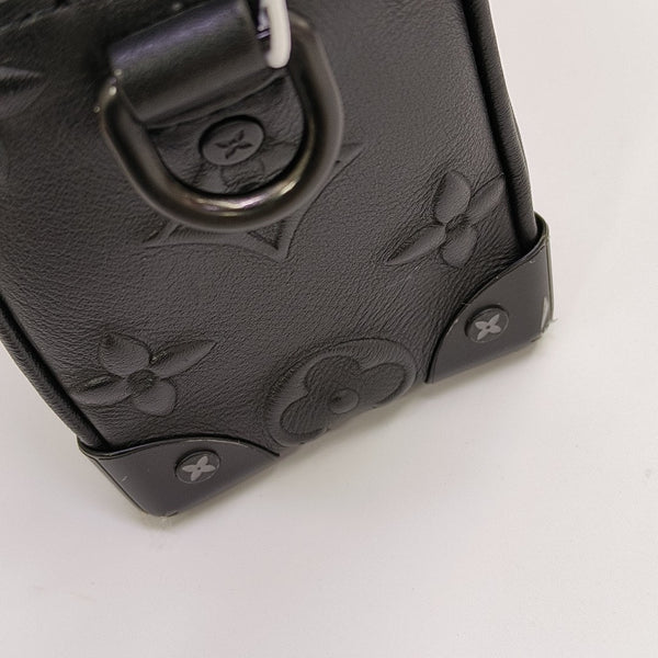 SOFT TRUNK Mini Calfskin Black