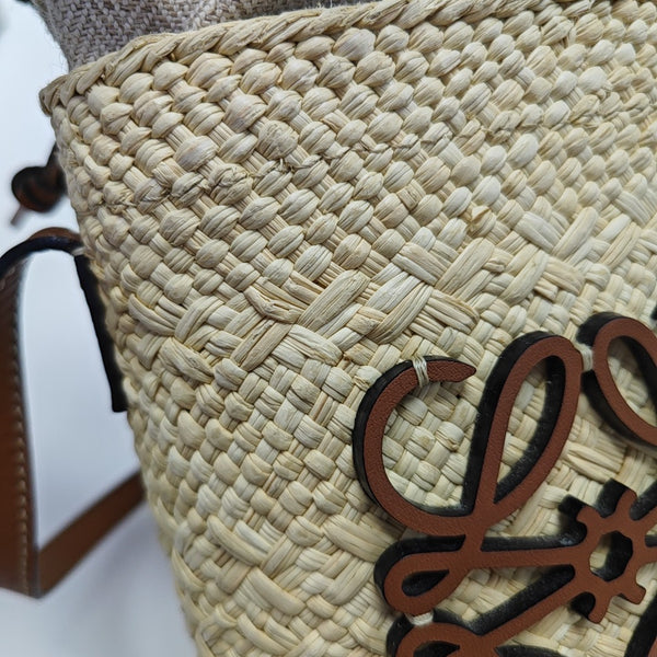 Straw Shoulder Bag Beige
