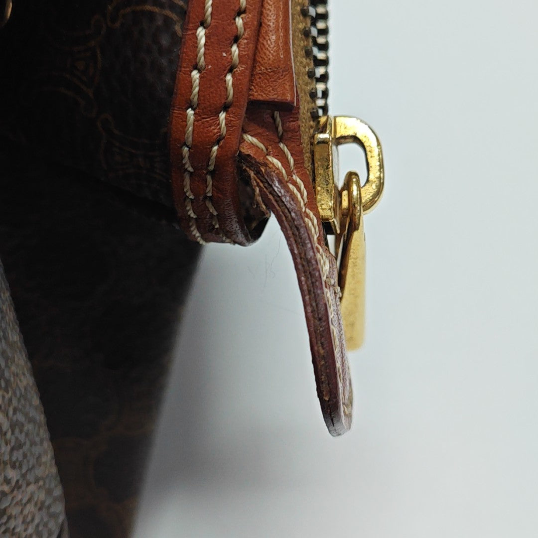 TRIOMPHE CANVAS Small Coated Canvas Brown