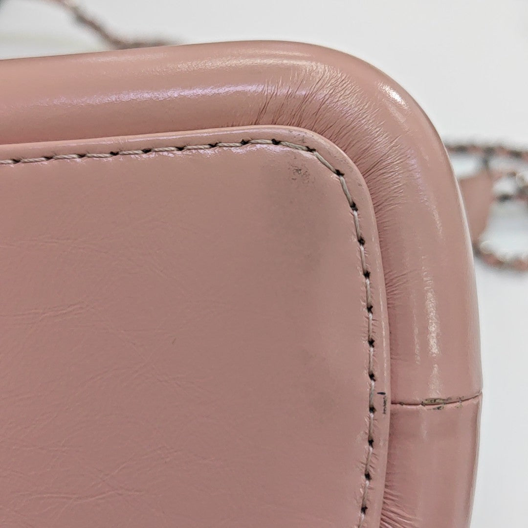 GABRIELLE Medium Quilted Calfskin Pink
