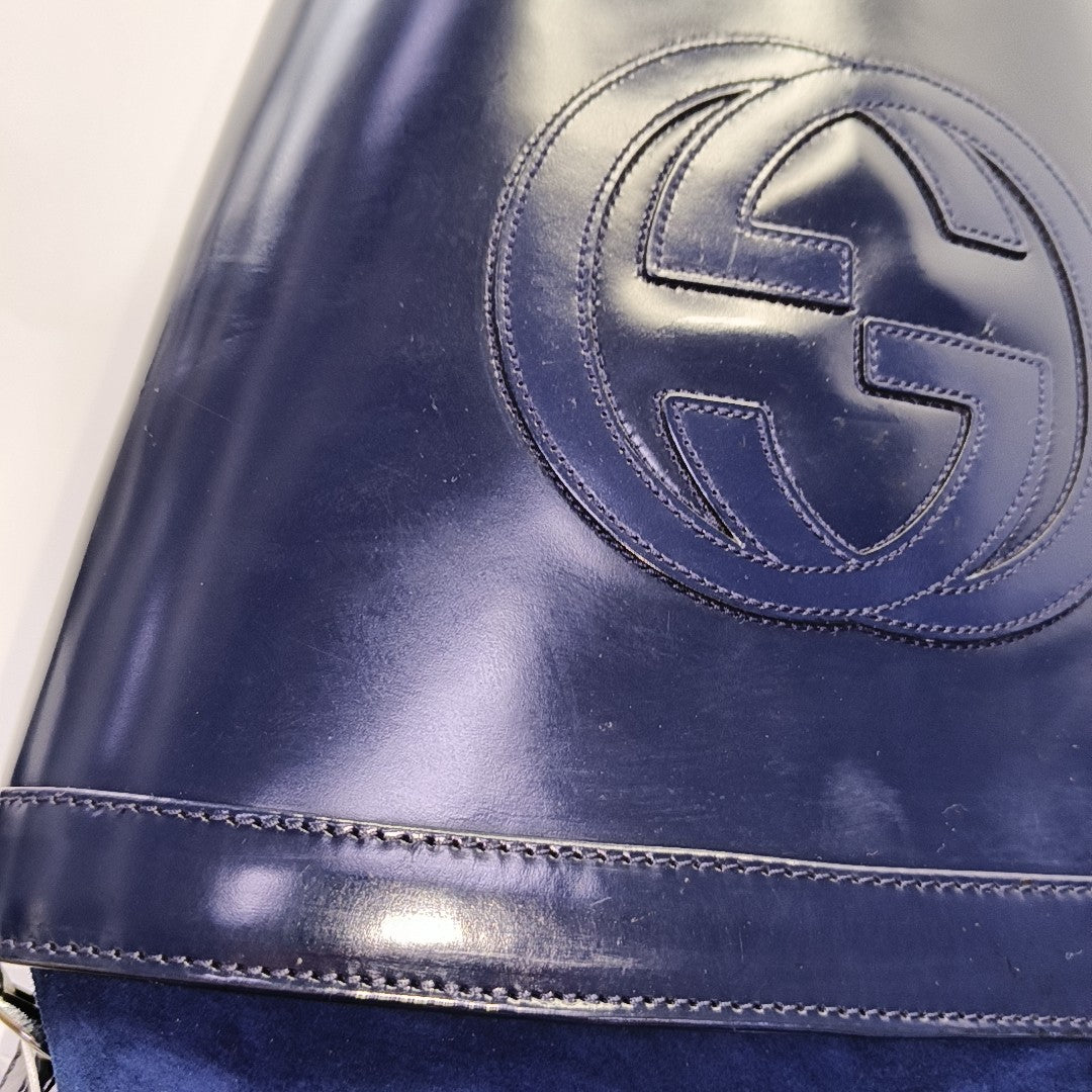 Quilted Calfskin Blue