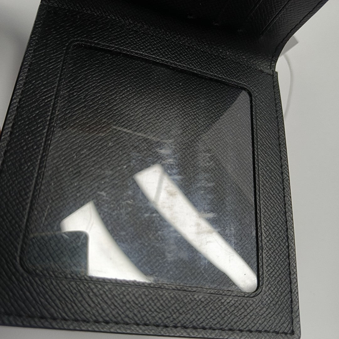 AMERIGO Calfskin Black Wallet