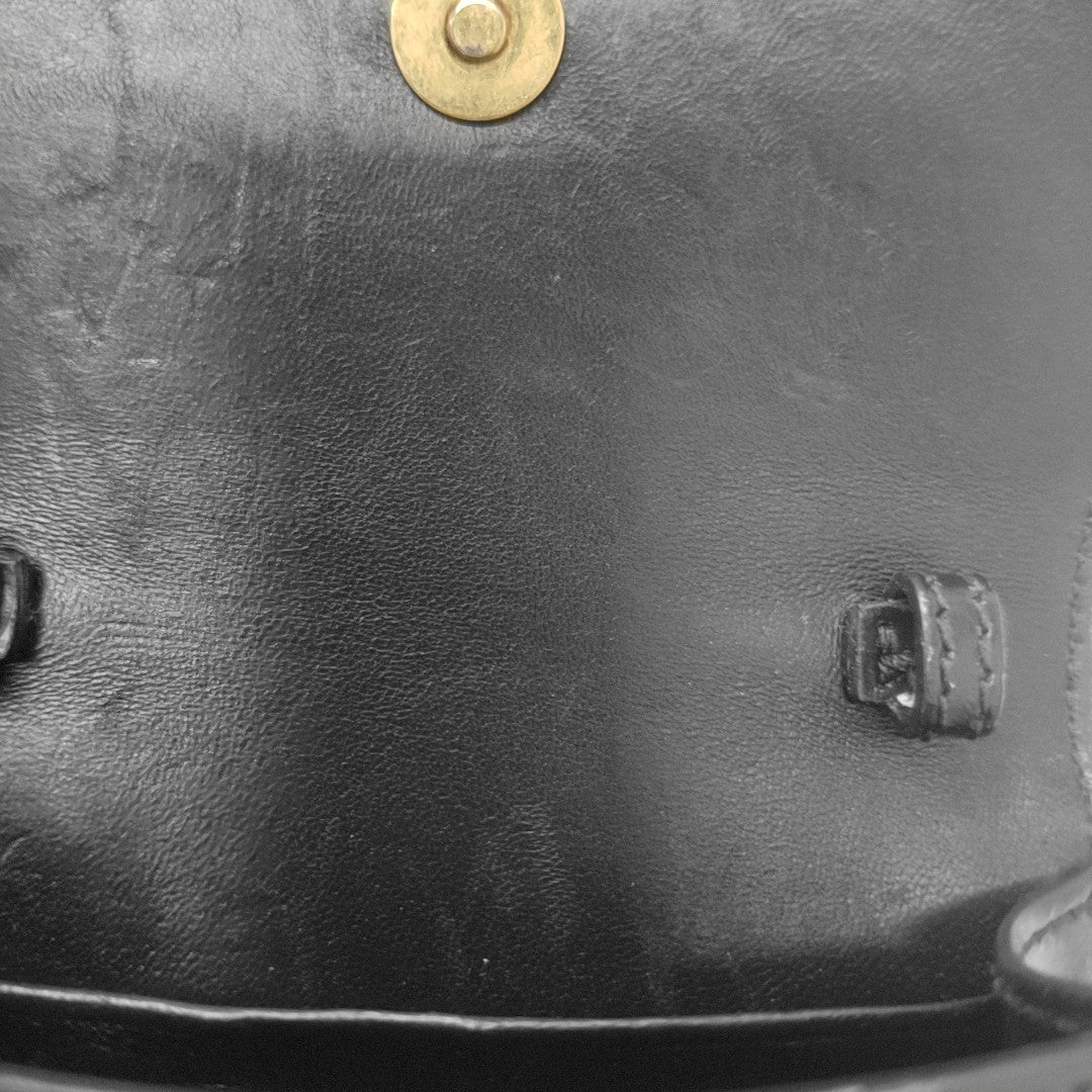 Hourglass Mini Calfskin Black