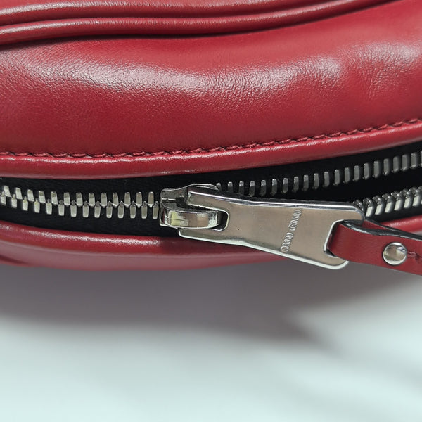 Lambskin Shoulder Bag Red