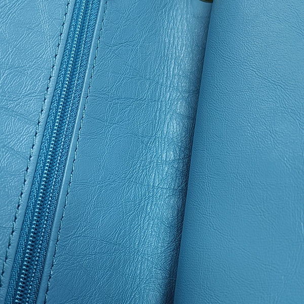 2.55 225 (small) Quilted Calfskin Blue