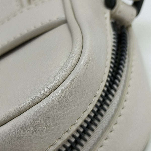 Calfskin Shoulder Bag White