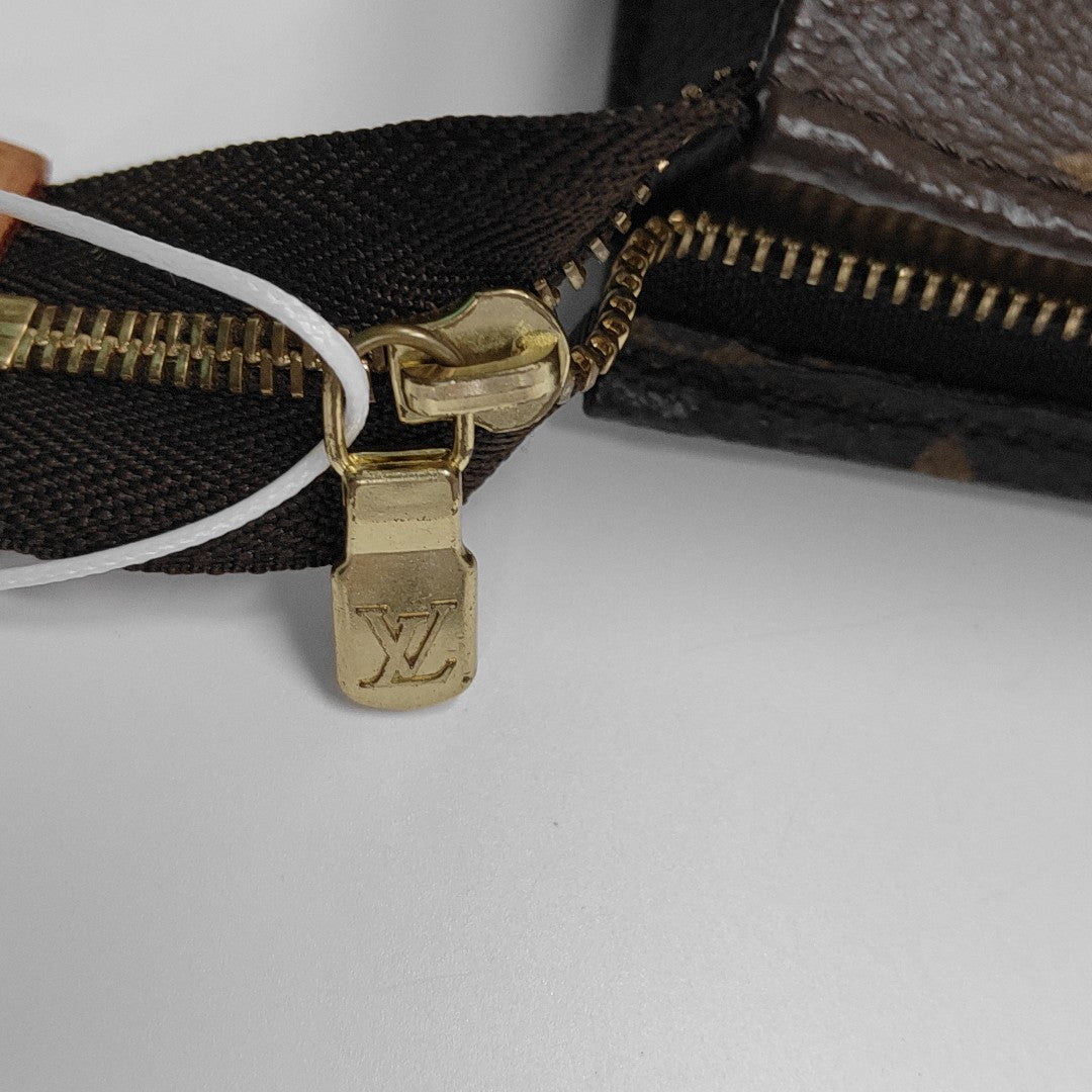 TOILET POCKET 26 Monogram Coated Canvas Brown