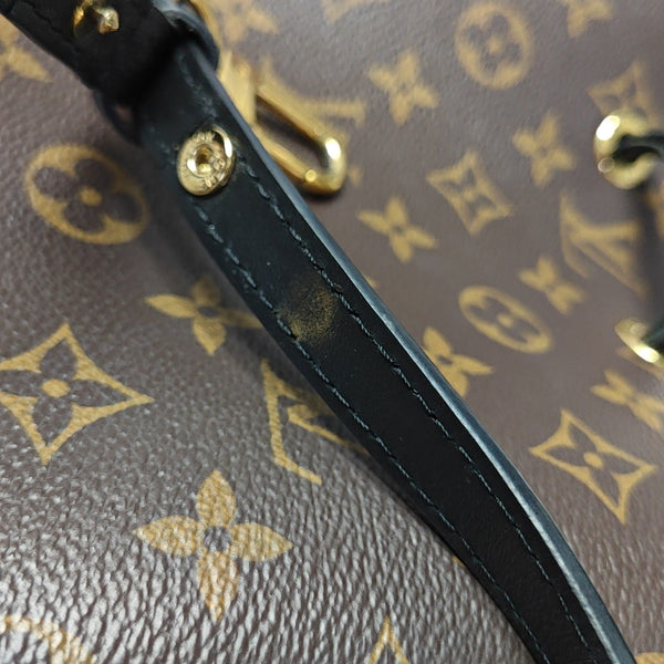 NÉONOÉ MM Monogram Coated Canvas Brown