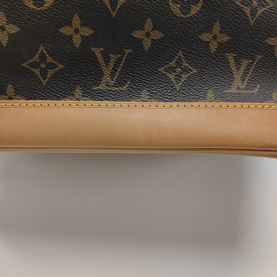 NOÉ MM Monogram Coated Canvas Brown