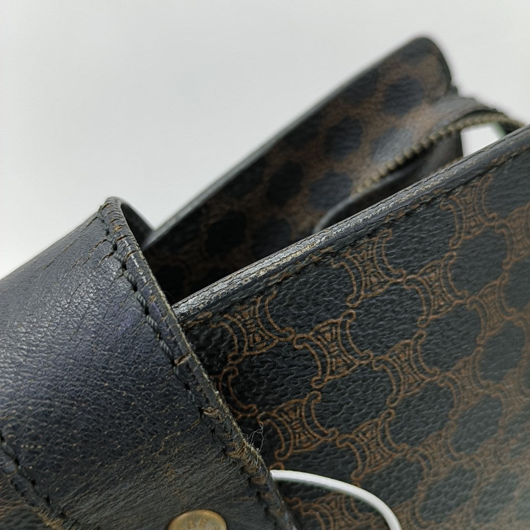 MACADAM SHOPPING BAG Coated Canvas Black