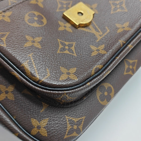 PASSY Monogram Coated Canvas Brown
