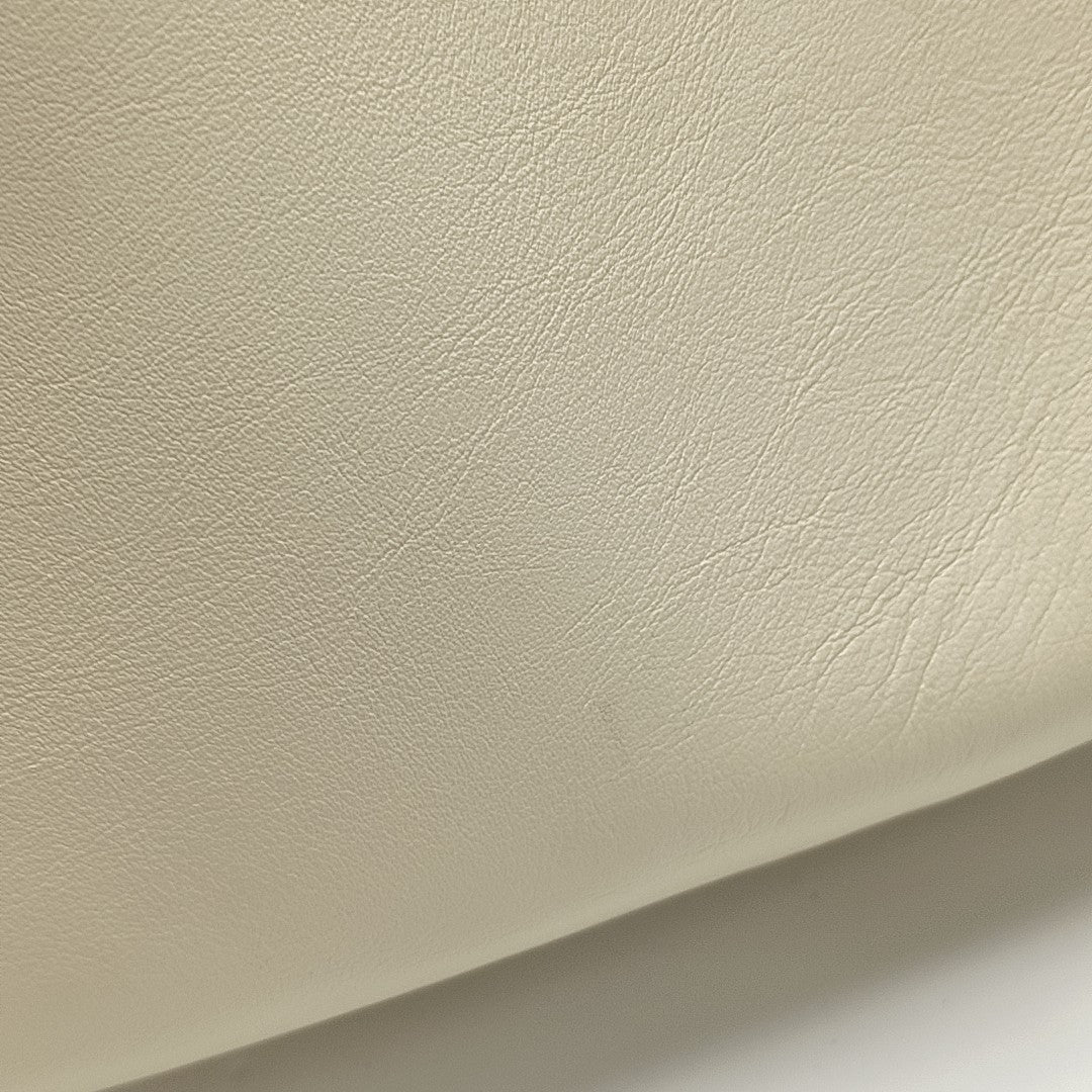 Calfskin Shoulder Bag Small White