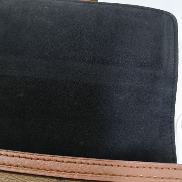 DAUPHINE Mini Monogram Coated Canvas Brown