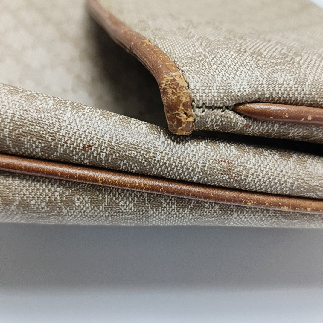 MACADAM CLUTCHES Coated Canvas Beige