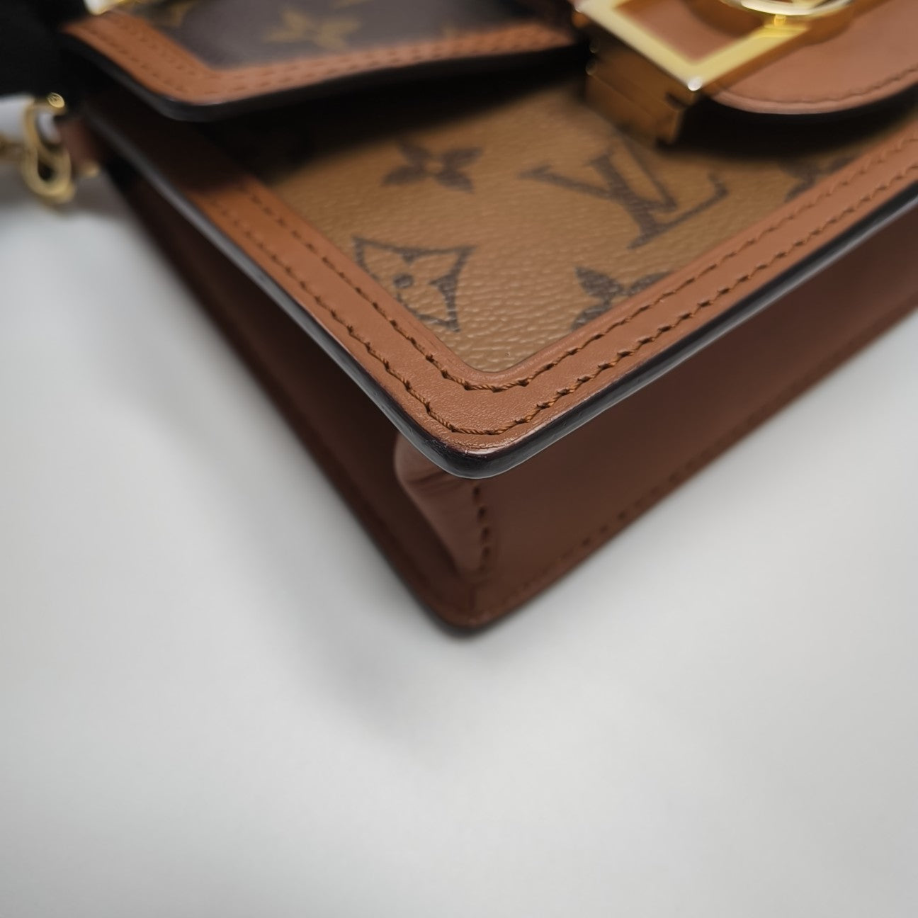 DAUPHINE WOC Monogram Coated Canvas Brown
