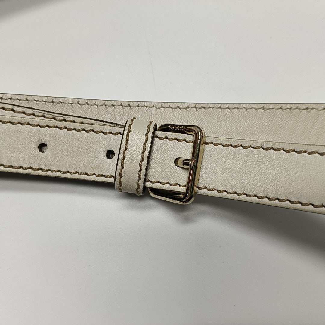 Ligne Shima Monogram Coated Canvas Beige