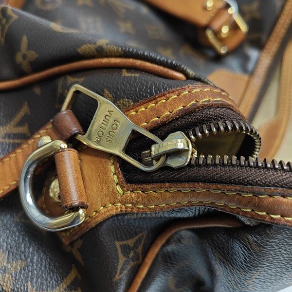 RETIRO GM Monogram Coated Canvas Brown