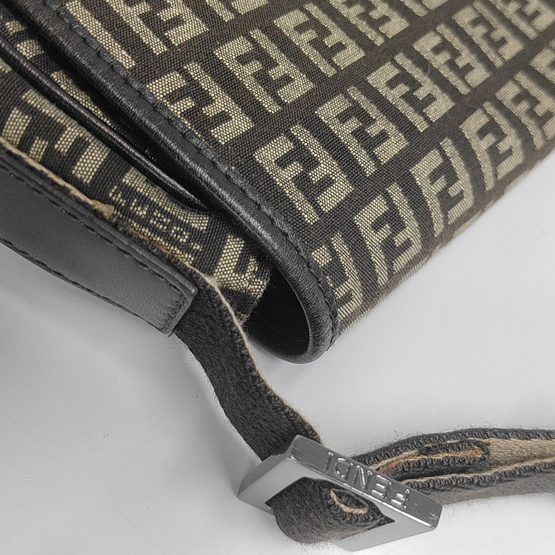 Canvas Shoulder Bag Brown