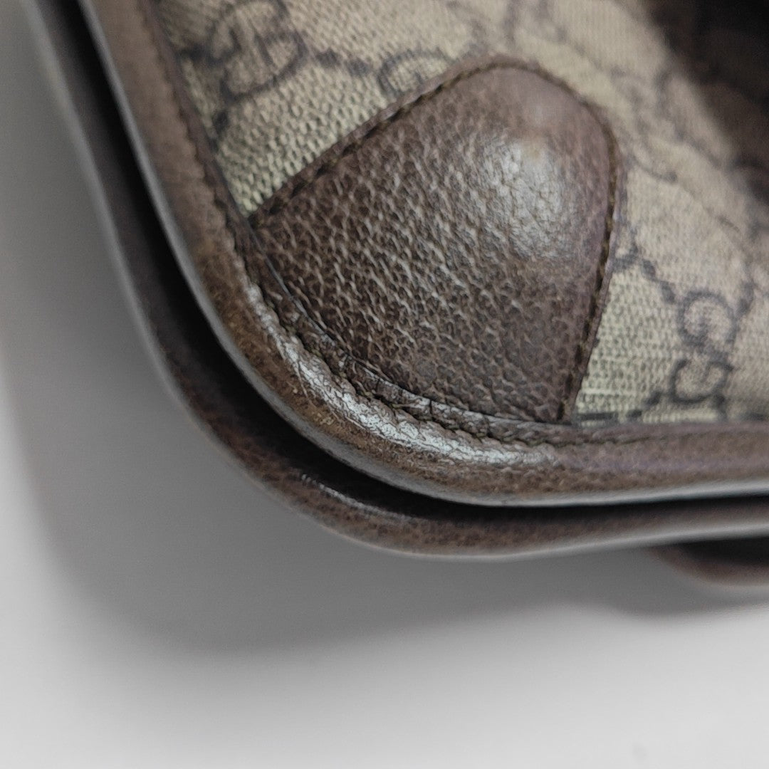 Neo Vintage Small Monogram Coated Canvas Beige
